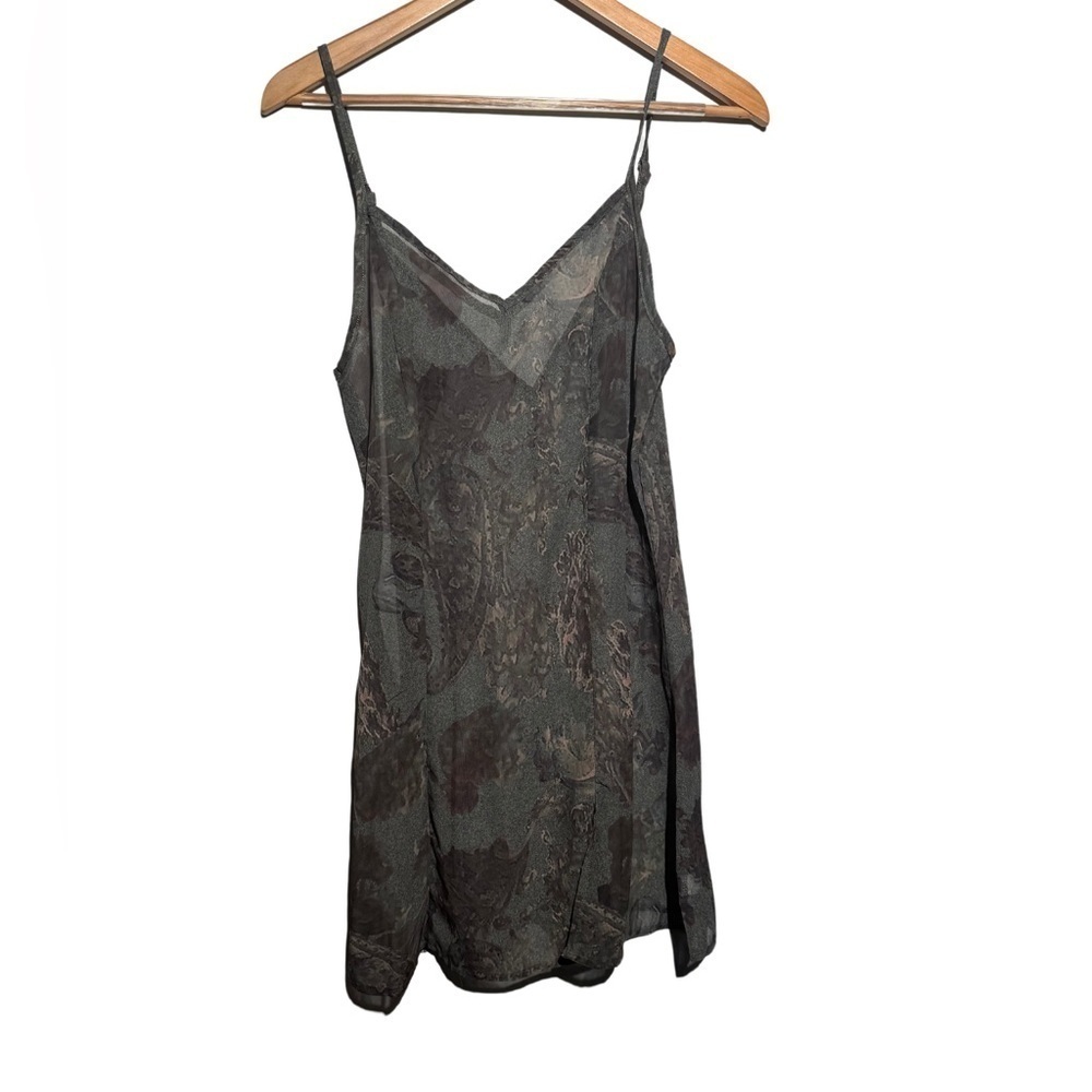 H&M Gray Mini Dress with Spaghetti Straps​​​​​